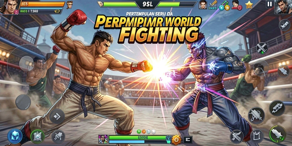 Tampilan aksi seru dalam gameplay 9SL yang mendebarkan.