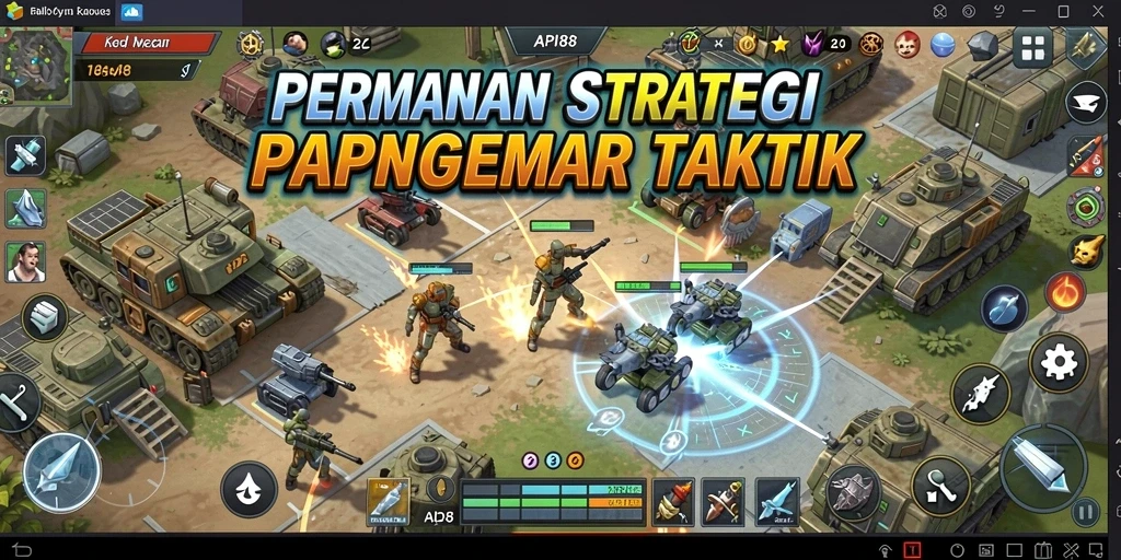 Tangkapan layar gameplay yang menampilkan aksi strategi mendebarkan.