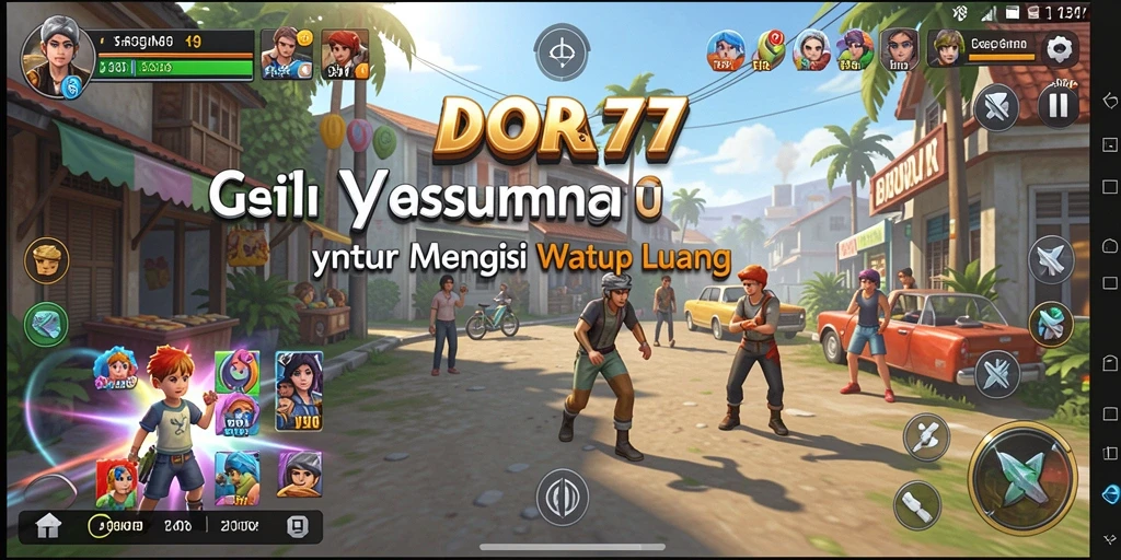 Tampilan gameplay DORA77 yang seru dan interaktif.