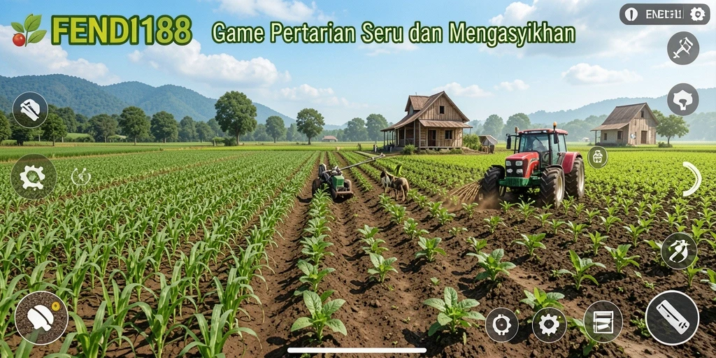 Tampilan menarik dari gameplay FENDI188 dengan aktivitas pertanian yang menyenangkan.