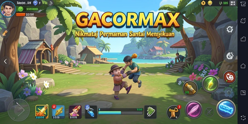 Tampilan gameplay GACORMAX yang seru dan menantang.