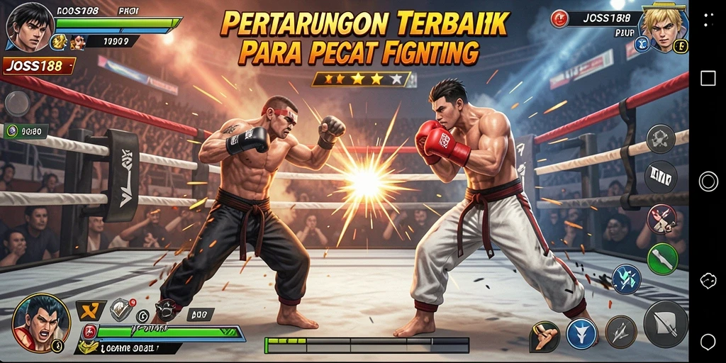 Tampilan gameplay aksi mendebarkan dalam JOSS188.