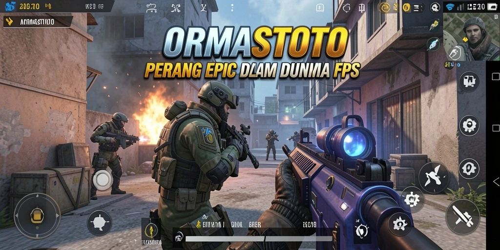 Tampilan gameplay ORMASTOTO yang menarik dan dinamis.