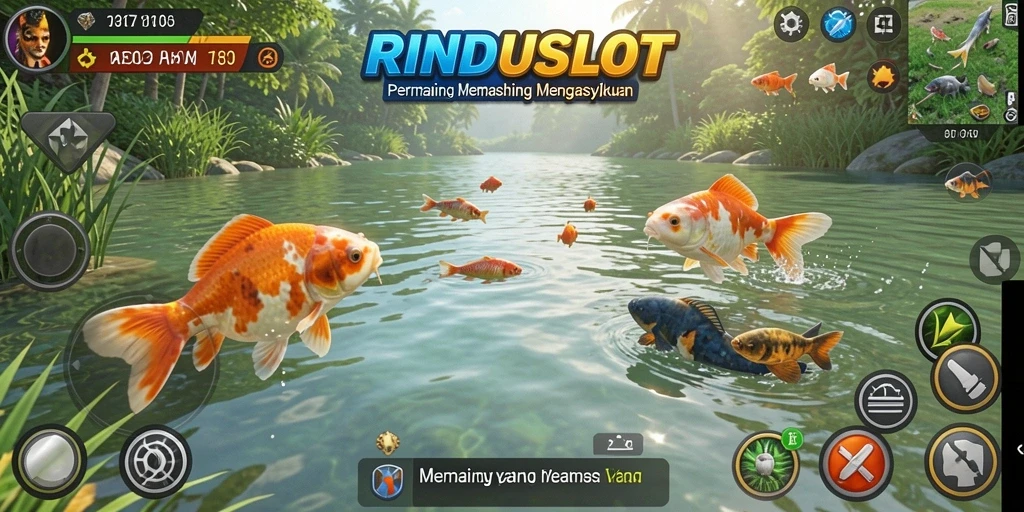Tangkapan ikan besar dalam gameplay RINDUSLOT yang menakjubkan.