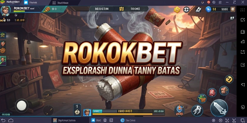 Tampilan gameplay ROKOKBET menampilkan eksplorasi mendebarkan di dunia terbuka.