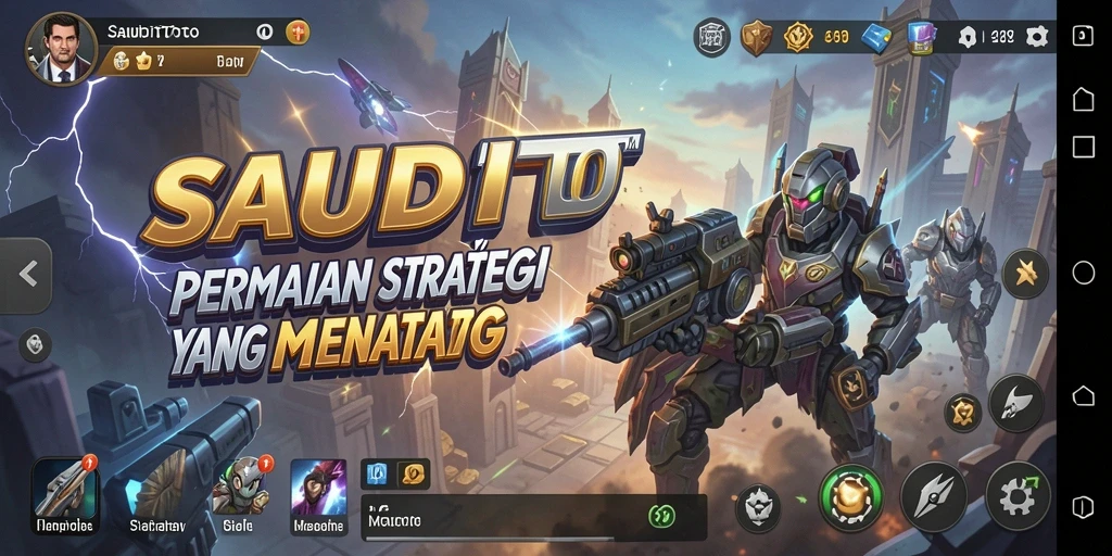 Tangkapan layar gameplay SAUDITOTO yang menampilkan strategi taktis.