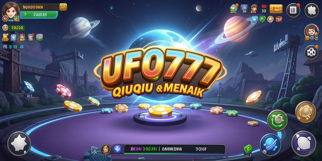 Screenshot menunjukkan aksi seru dalam permainan QiuQiu.