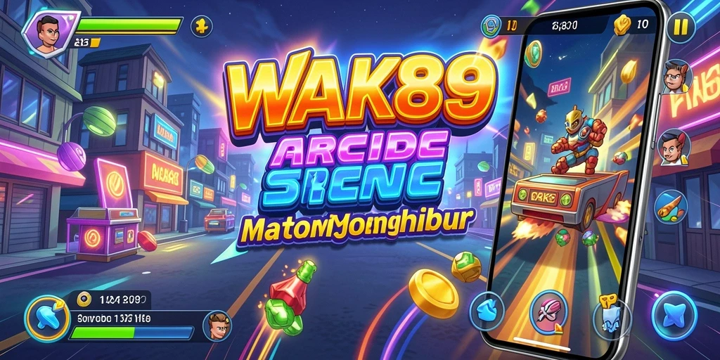 Screenshot utama WAK89 menampilkan action gameplay yang seru.