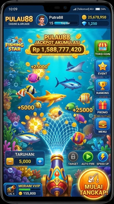 Screenshot fitur unggulan pulau88 yang menarik.